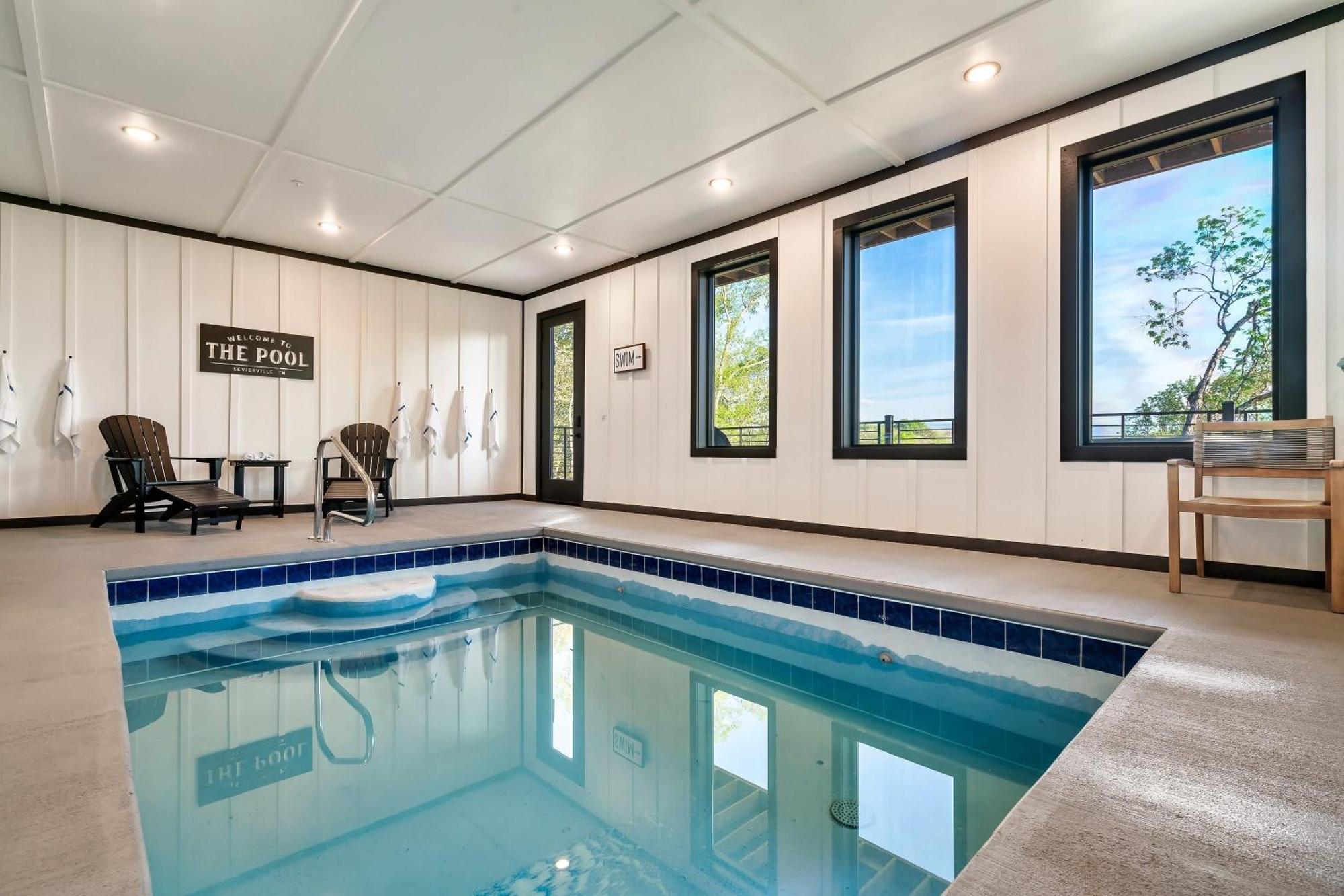 Halle Beary By Avantstay Indoor Pool Hot Tub Sunset Views Sevierville Exterior photo